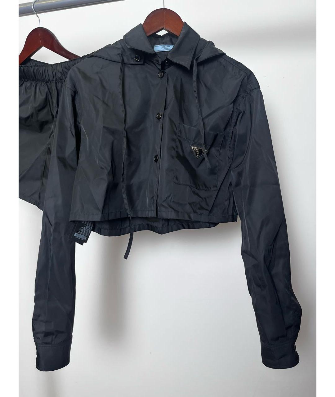 PRADA Черная спортивная куртка, фото 8