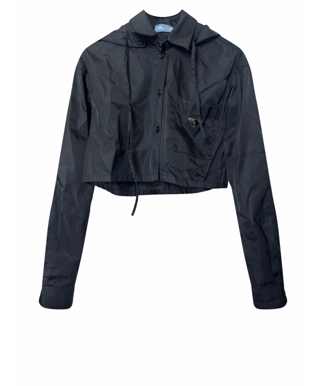 PRADA Черная спортивная куртка, фото 1