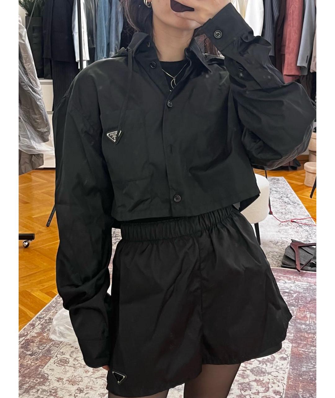 PRADA Черные шорты, фото 5