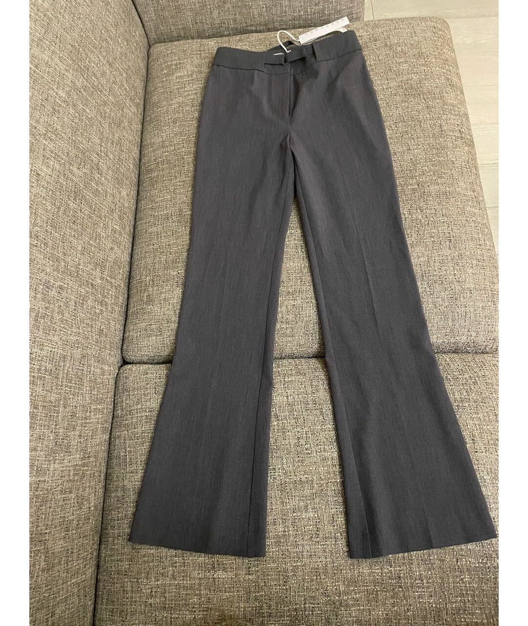 STEFANEL Серый полиэстеровый костюм с брюками, фото 2