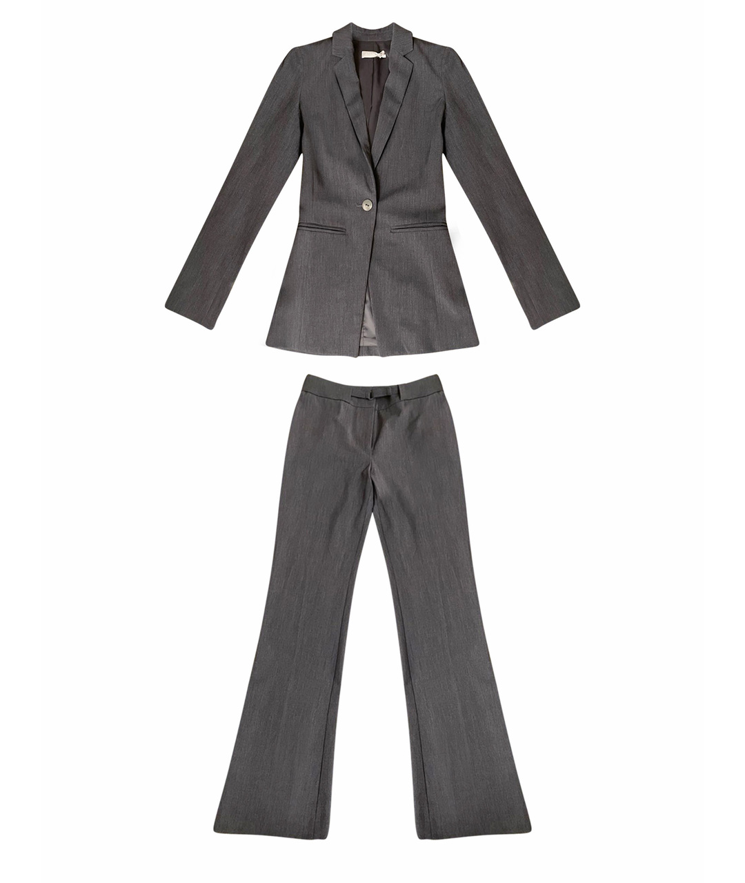STEFANEL Серый полиэстеровый костюм с брюками, фото 1