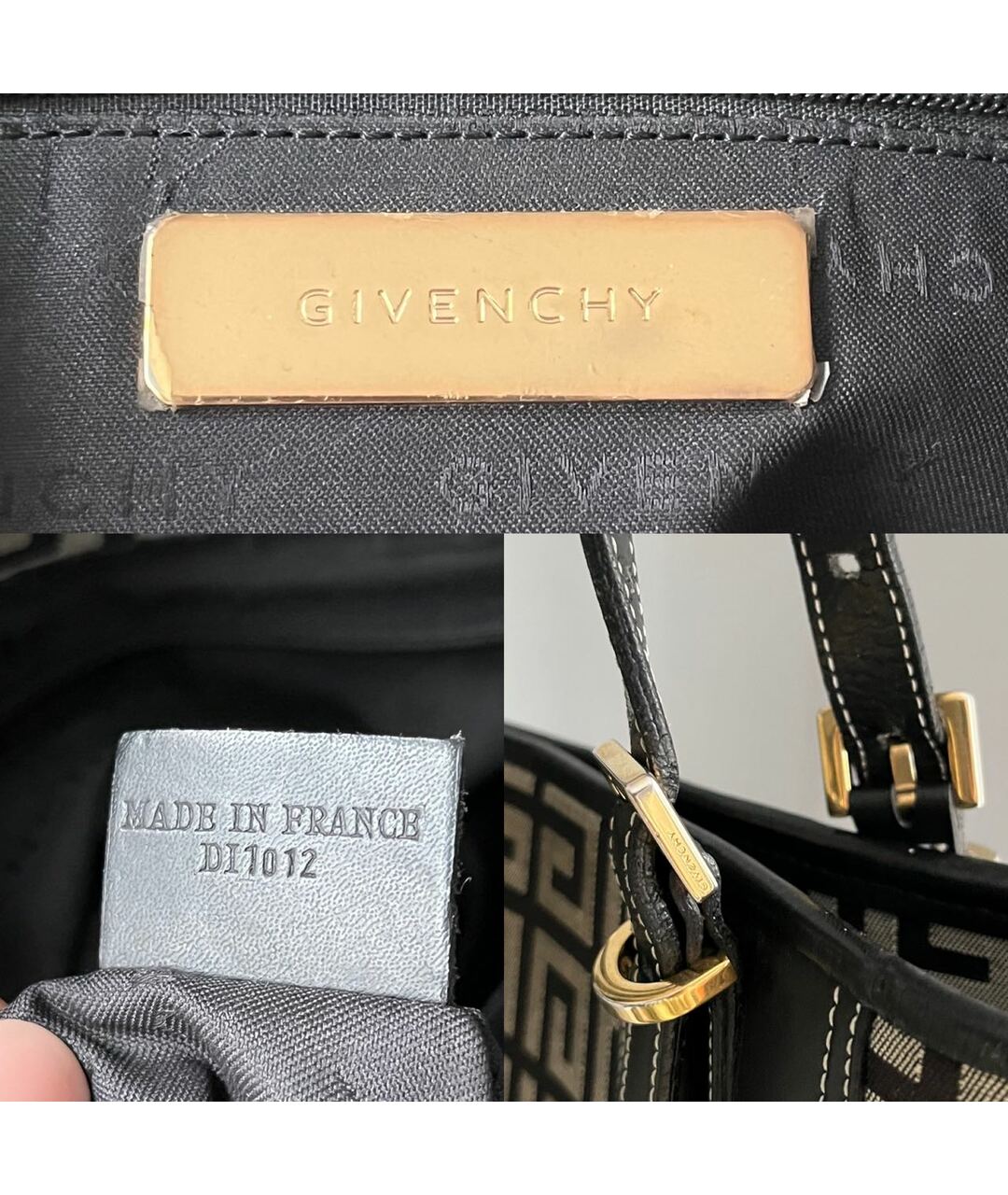 GIVENCHY VINTAGE Мульти тканевая сумка тоут, фото 6