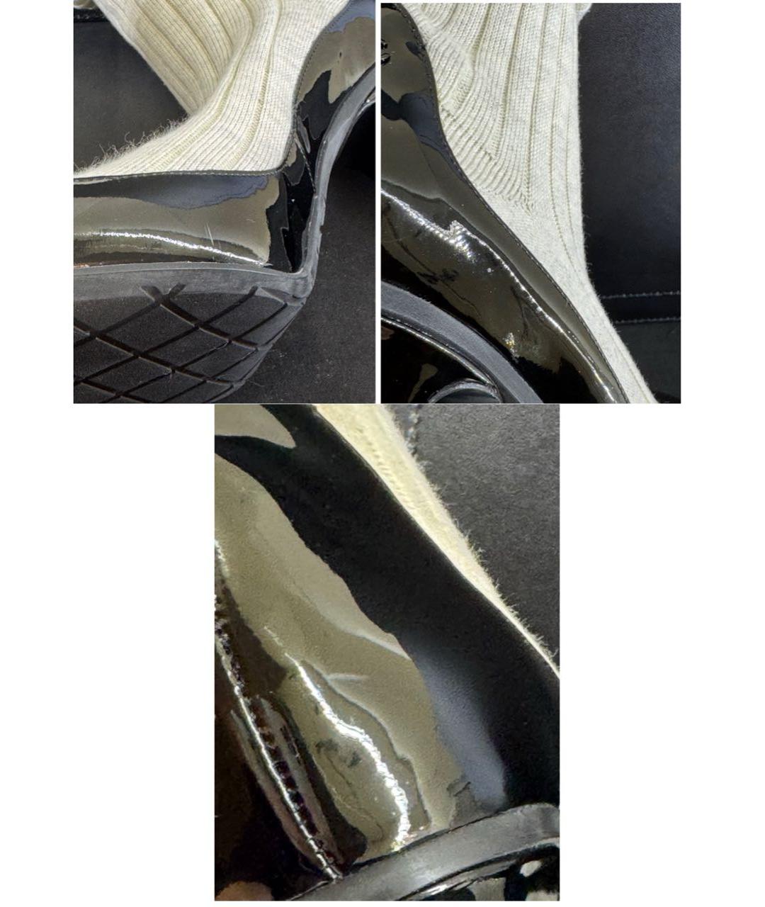 CHANEL Черные туфли из лакированной кожи, фото 7