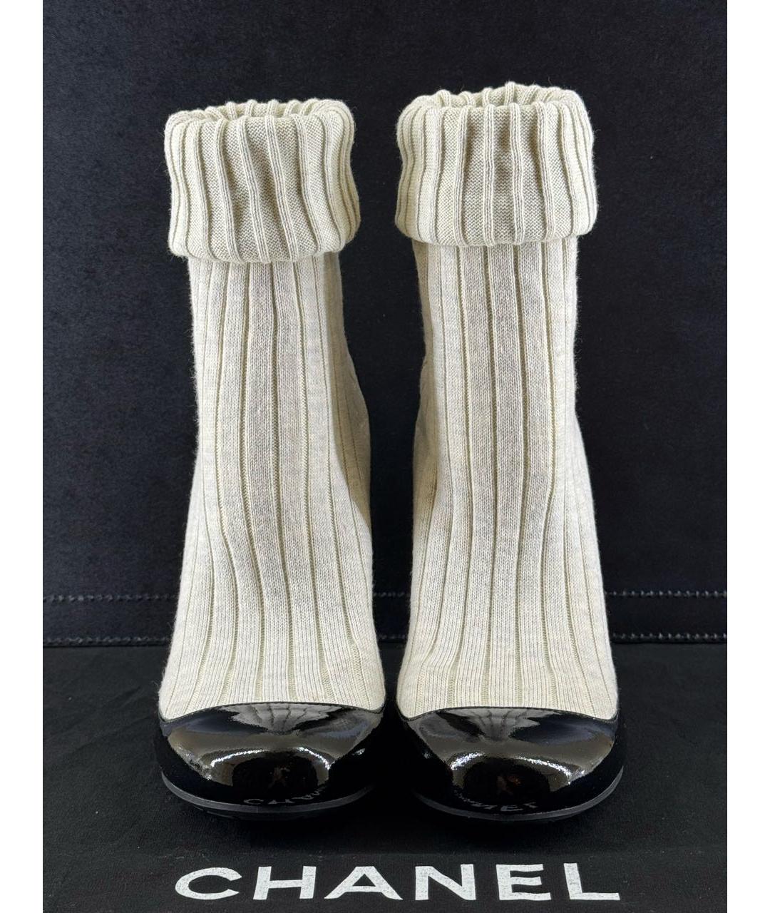 CHANEL Черные туфли из лакированной кожи, фото 2