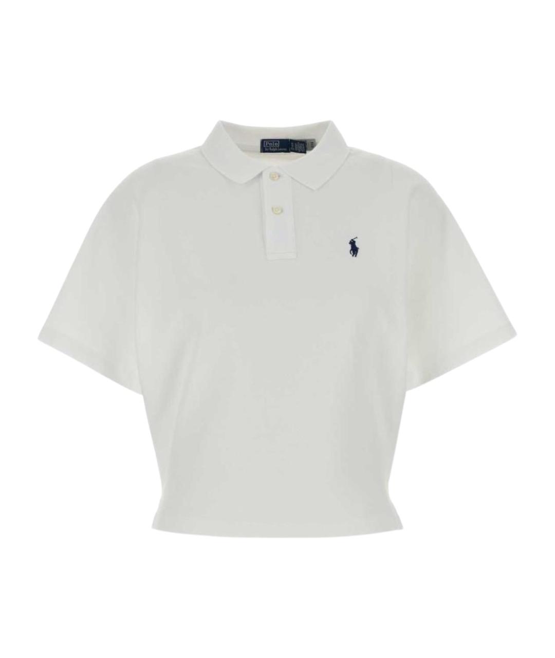 POLO RALPH LAUREN Белая хлопковая футболка, фото 1