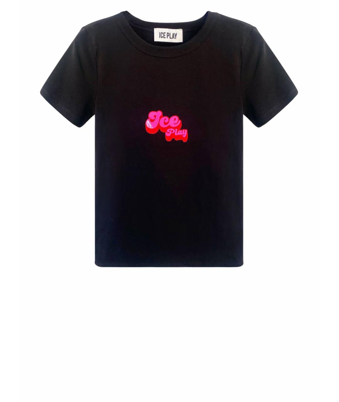 ICE PLAY Черная хлопковая футболка, фото 1