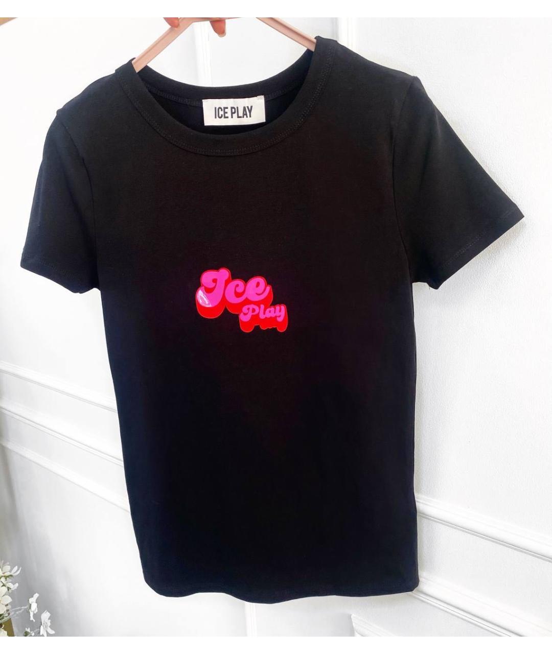 ICE PLAY Черная хлопковая футболка, фото 5
