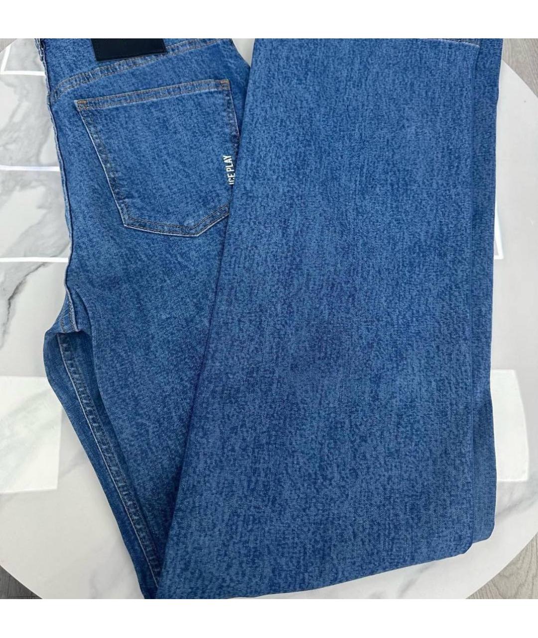 ICE PLAY Синие хлопковые прямые джинсы, фото 7