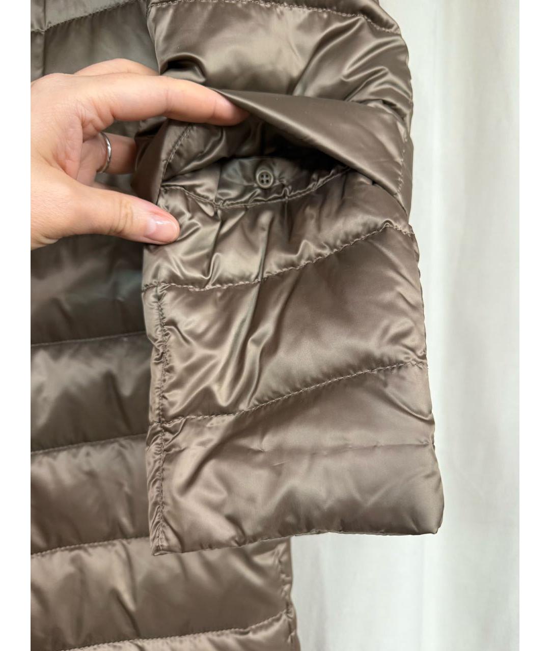 'S MAX MARA Коричневый пуховик, фото 5