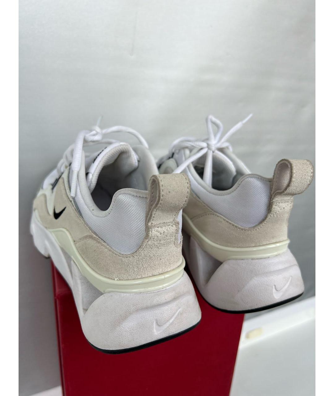 NIKE Белые замшевые кроссовки, фото 2
