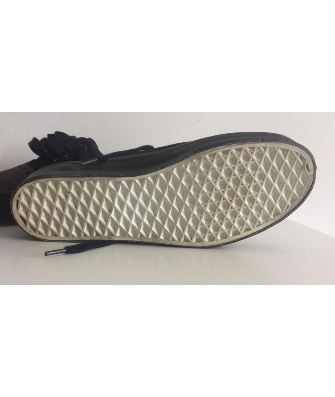 YOHJI YAMAMOTO Черные текстильные лоферы, фото 3