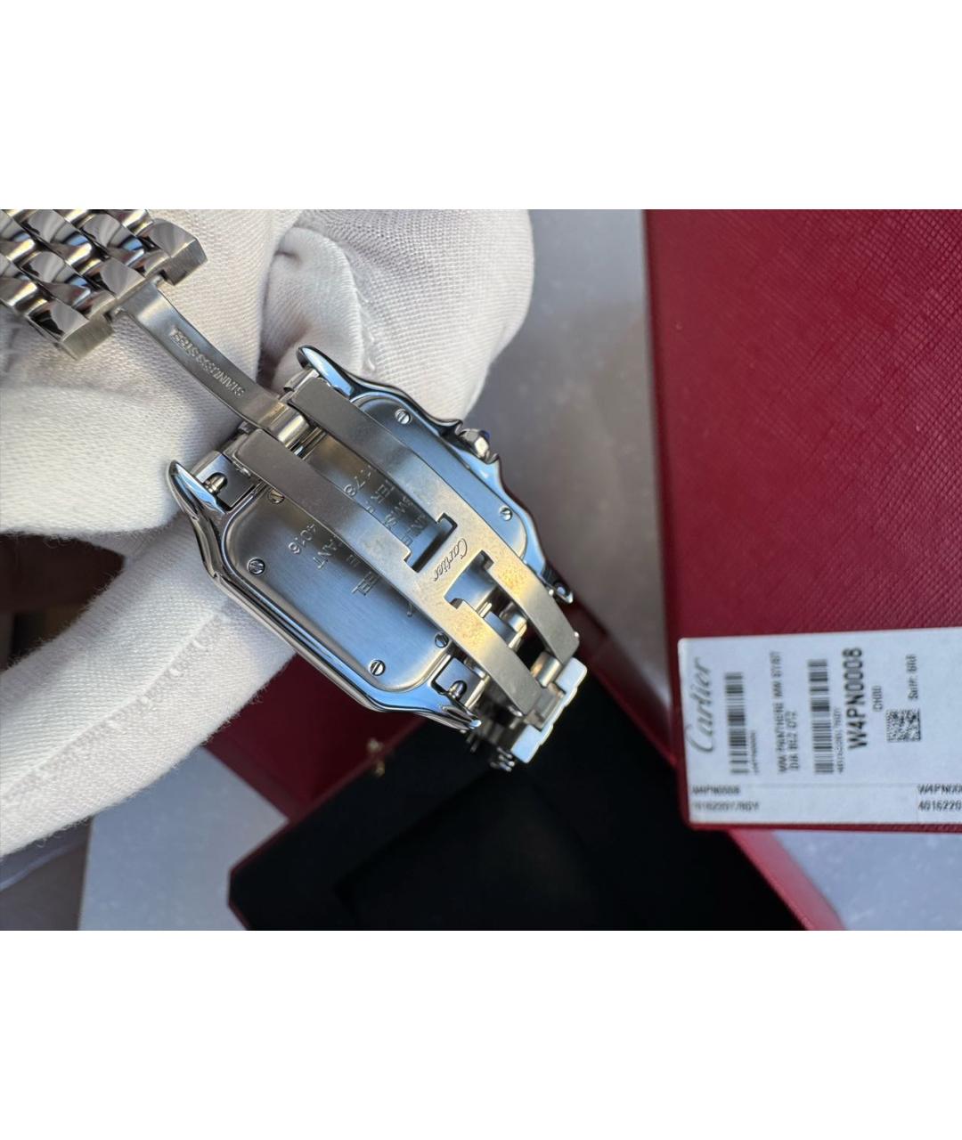 CARTIER Серебряные металлические часы, фото 3