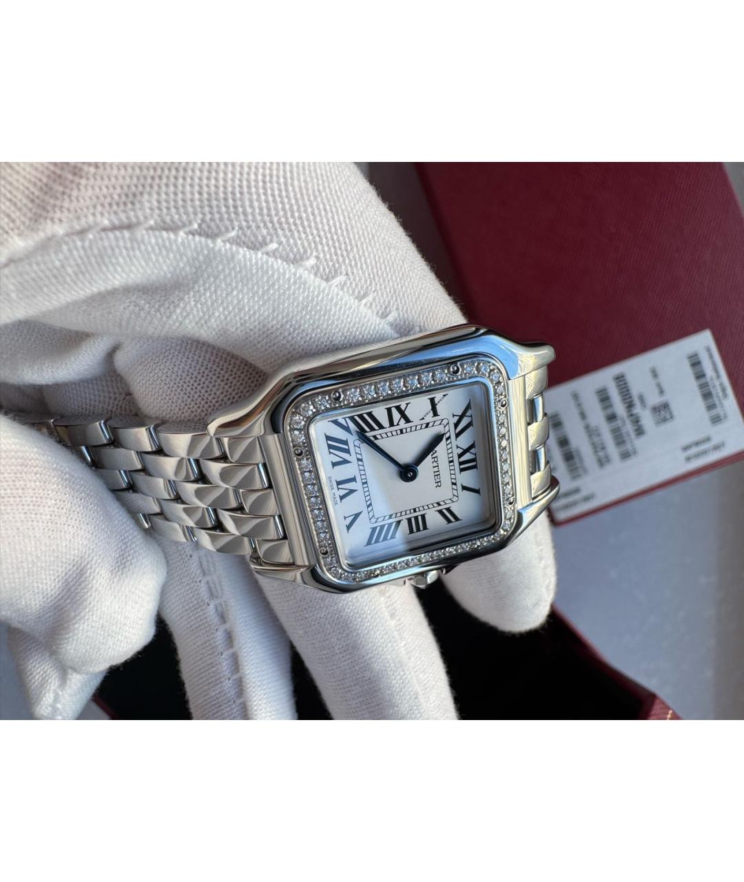 CARTIER Серебряные металлические часы, фото 7