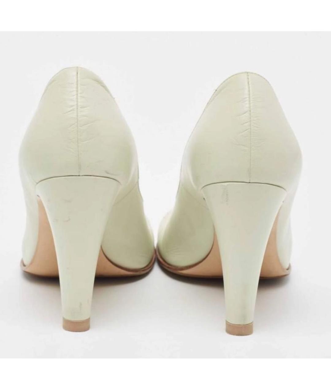 BOTTEGA VENETA Серые кожаные туфли, фото 4