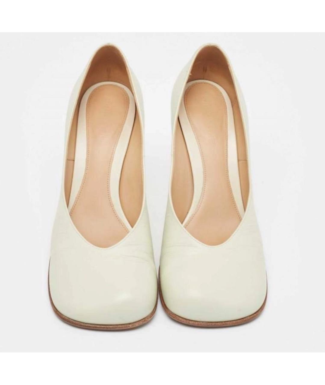 BOTTEGA VENETA Серые кожаные туфли, фото 2