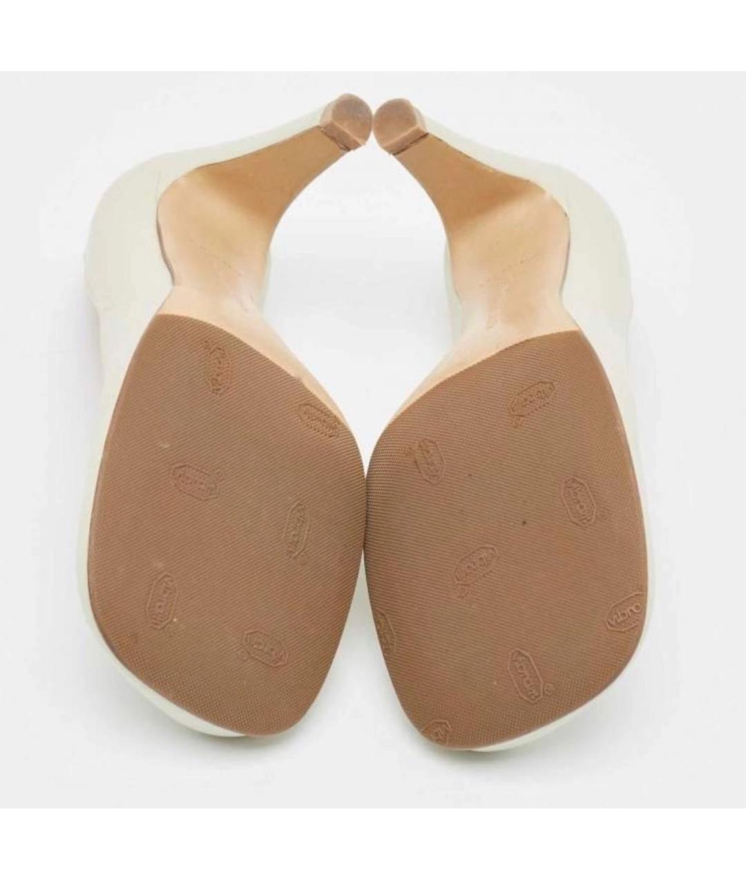 BOTTEGA VENETA Серые кожаные туфли, фото 5