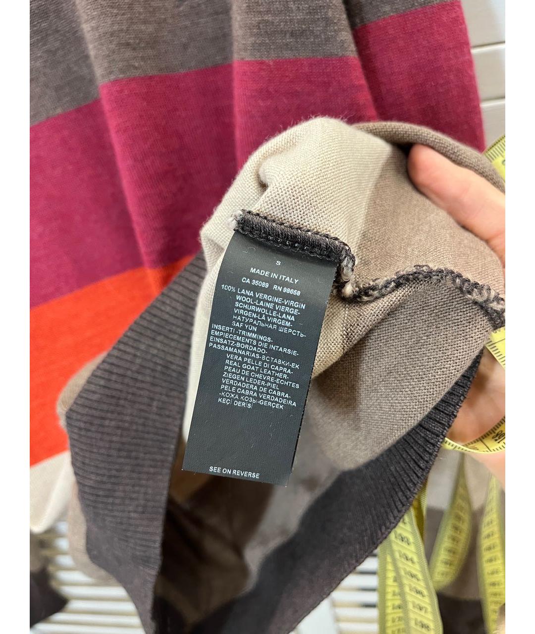 PAUL & SHARK Коричневый шерстяной джемпер / свитер, фото 7