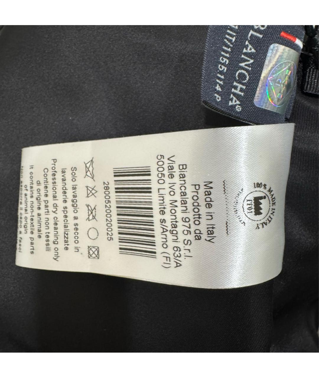 BLANCHA Черная дубленка, фото 5