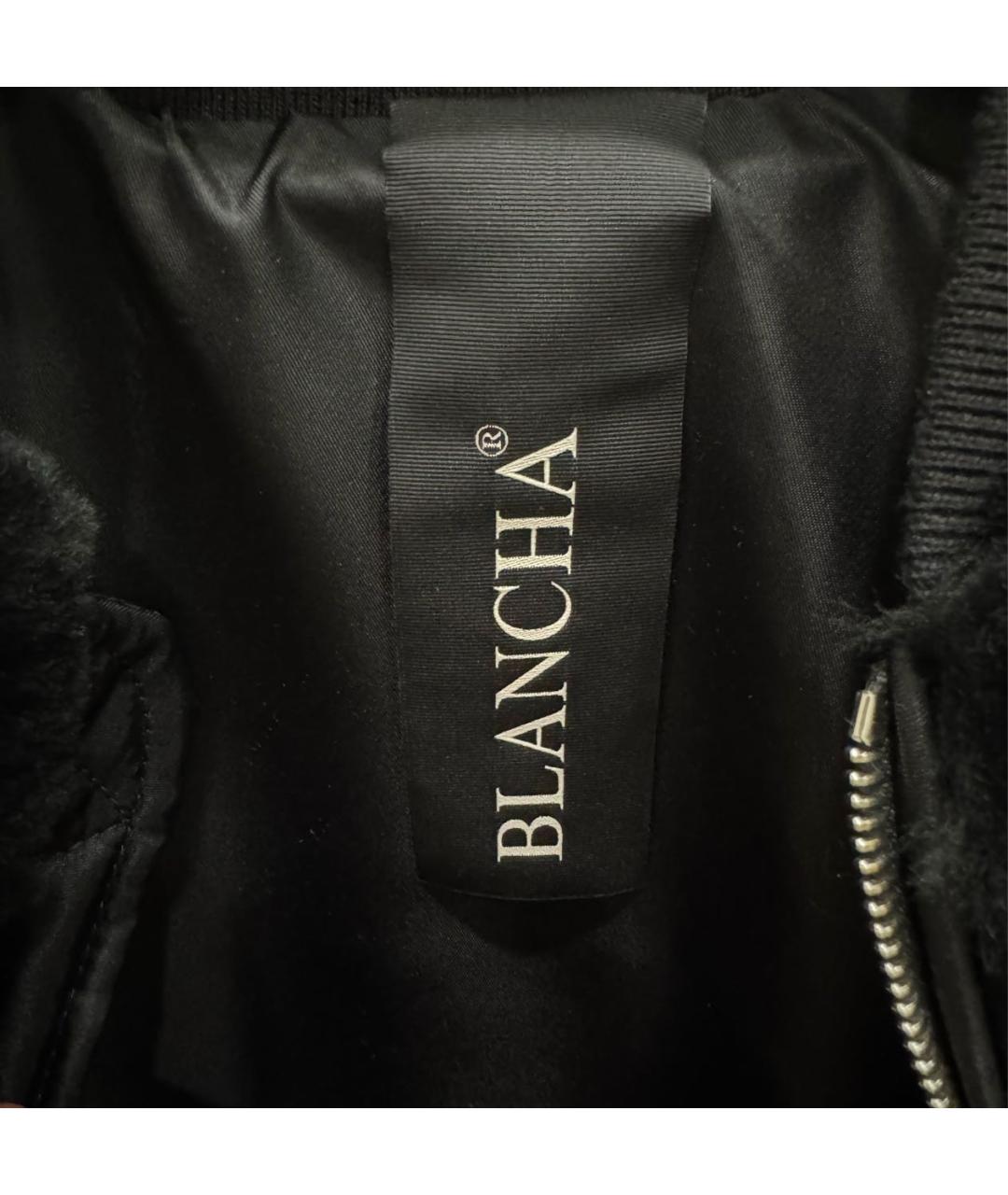 BLANCHA Черная дубленка, фото 3