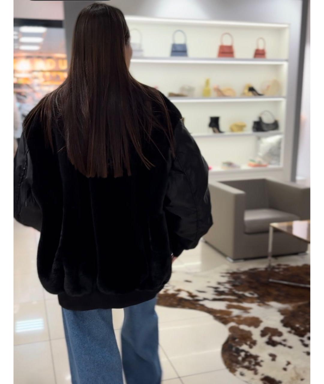 BLANCHA Черная дубленка, фото 6