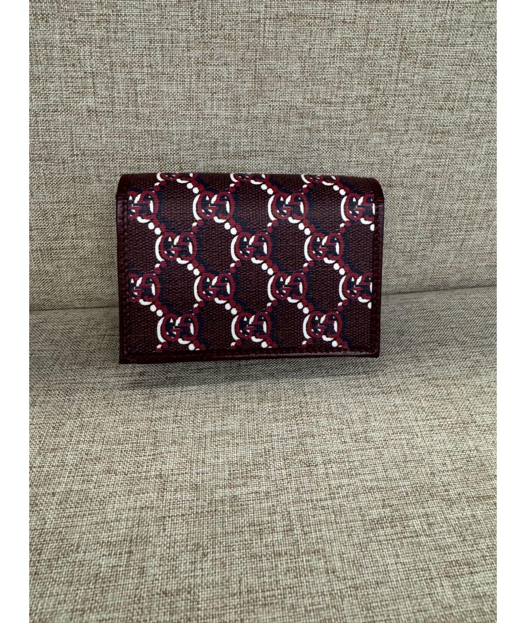 GUCCI Бордовый кошелек, фото 8