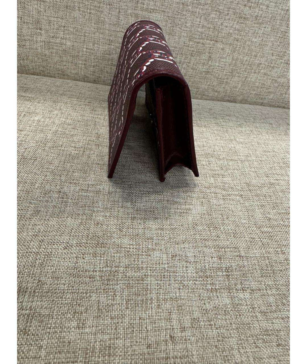 GUCCI Бордовый кошелек, фото 6