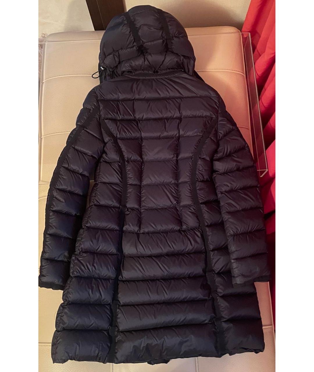 MONCLER Черный полиамидовый пуховик, фото 2