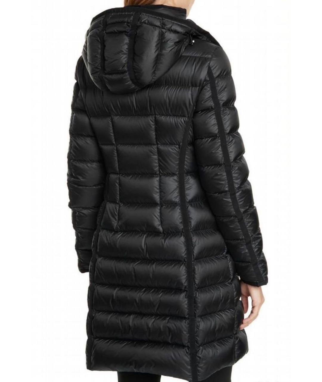 MONCLER Черный полиамидовый пуховик, фото 6