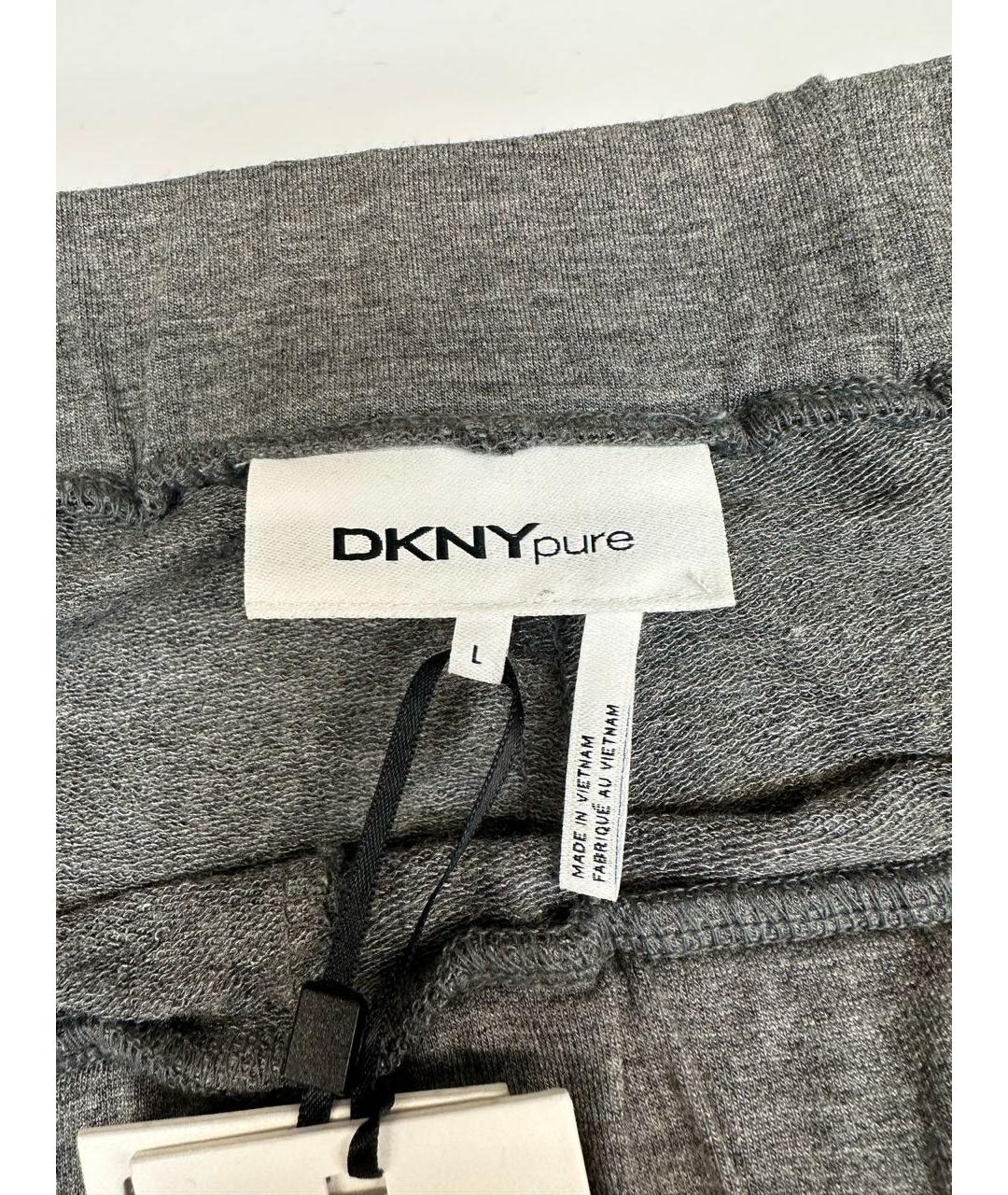 DKNY Серые вискозные спортивные брюки и шорты, фото 3