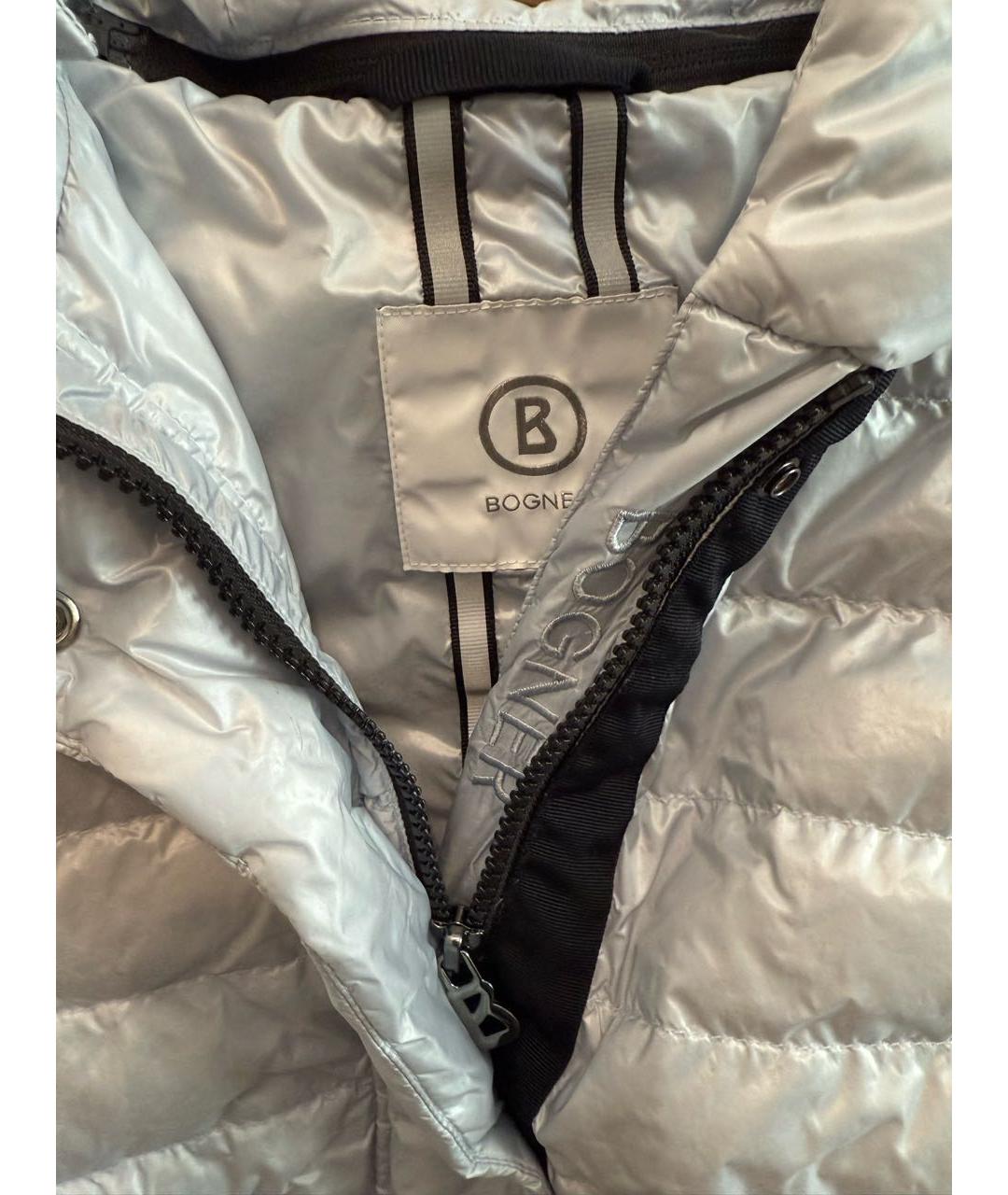 BOGNER Голубой полиэстеровый пуховик, фото 3