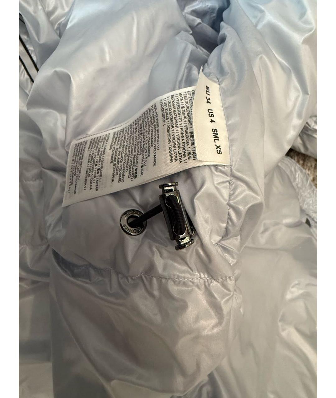 BOGNER Голубой полиэстеровый пуховик, фото 4