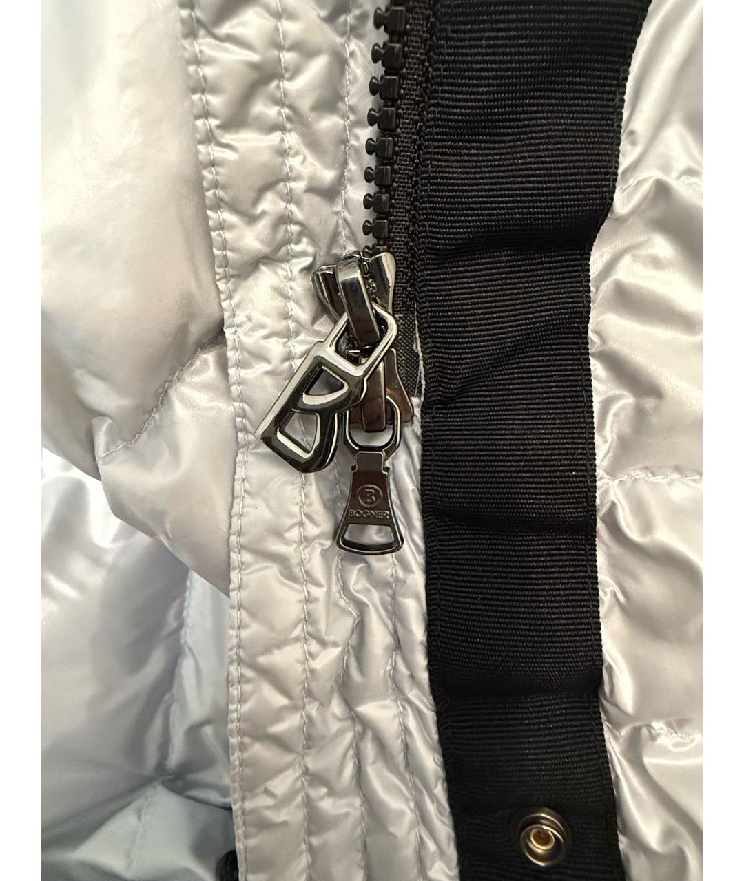 BOGNER Голубой полиэстеровый пуховик, фото 7