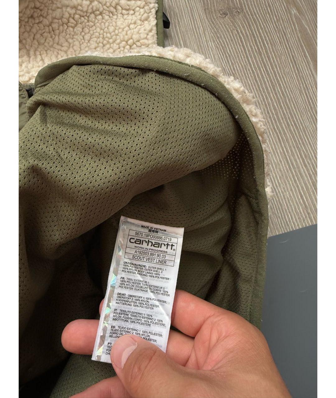 CARHARTT Бежевый полиэстеровый жилет, фото 4
