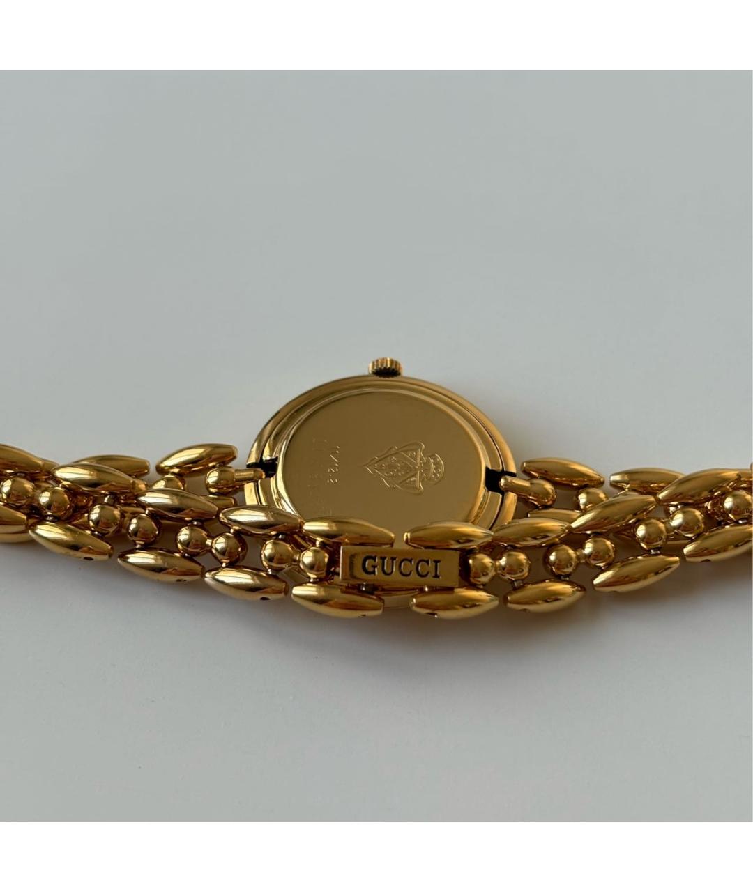 GUCCI Золотые позолоченные часы, фото 3