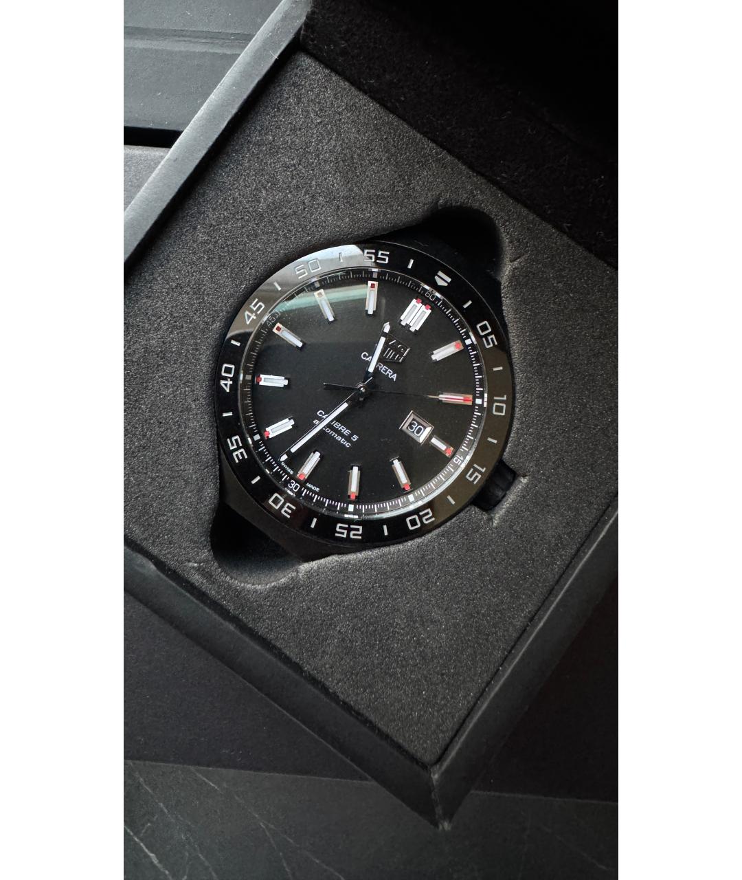 TAG HEUER Черные титановые часы, фото 7