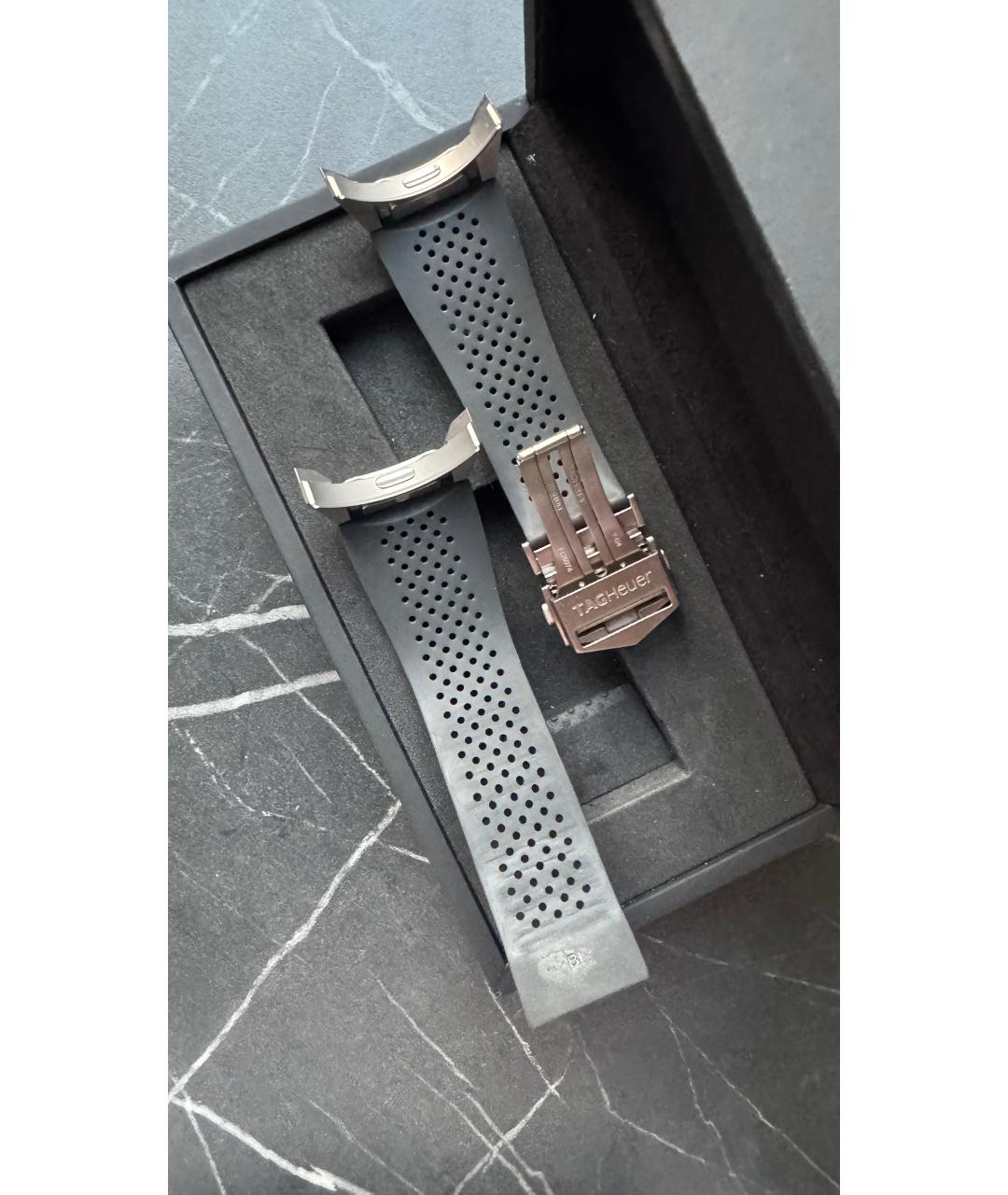 TAG HEUER Черные титановые часы, фото 3