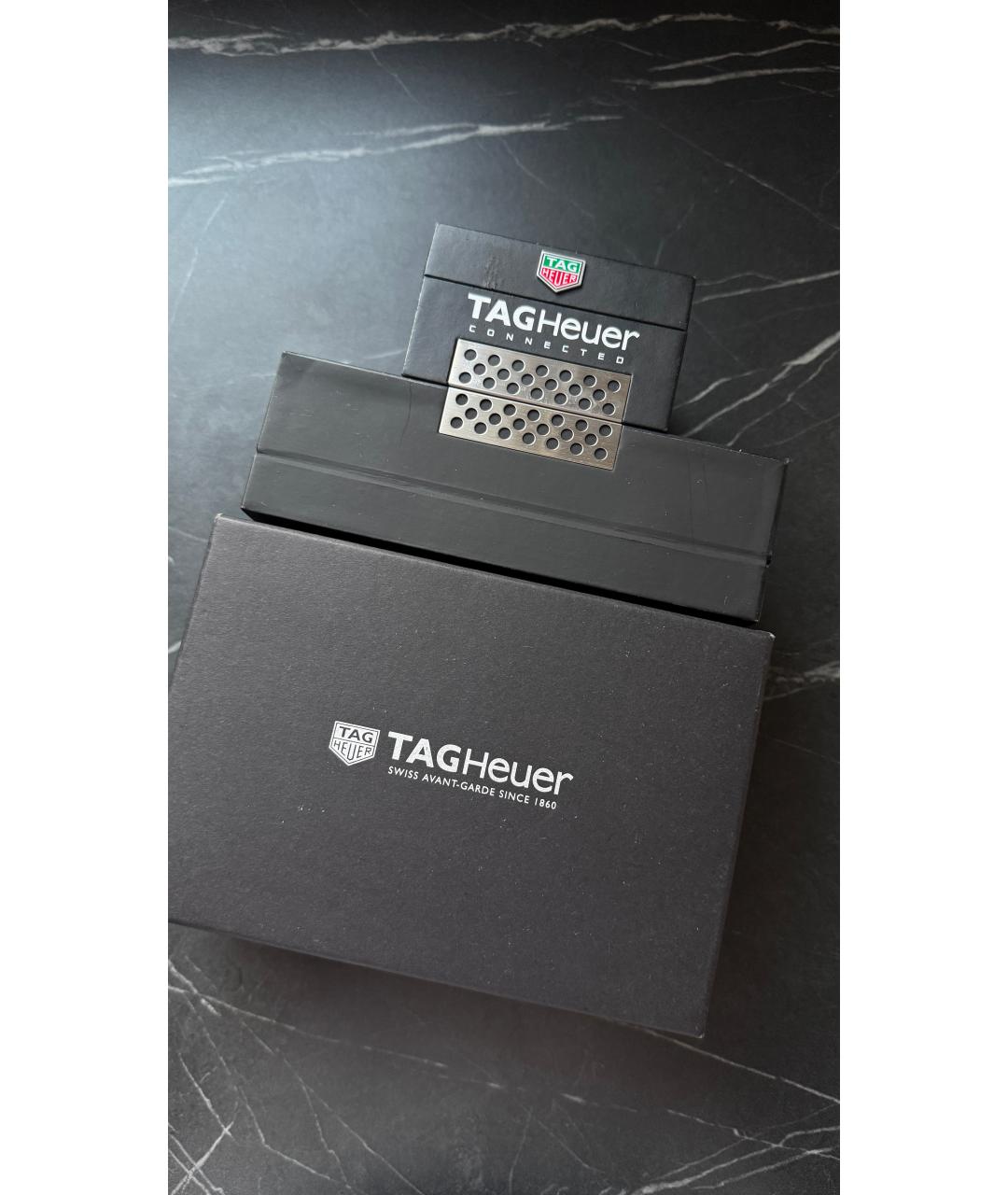 TAG HEUER Черные титановые часы, фото 5