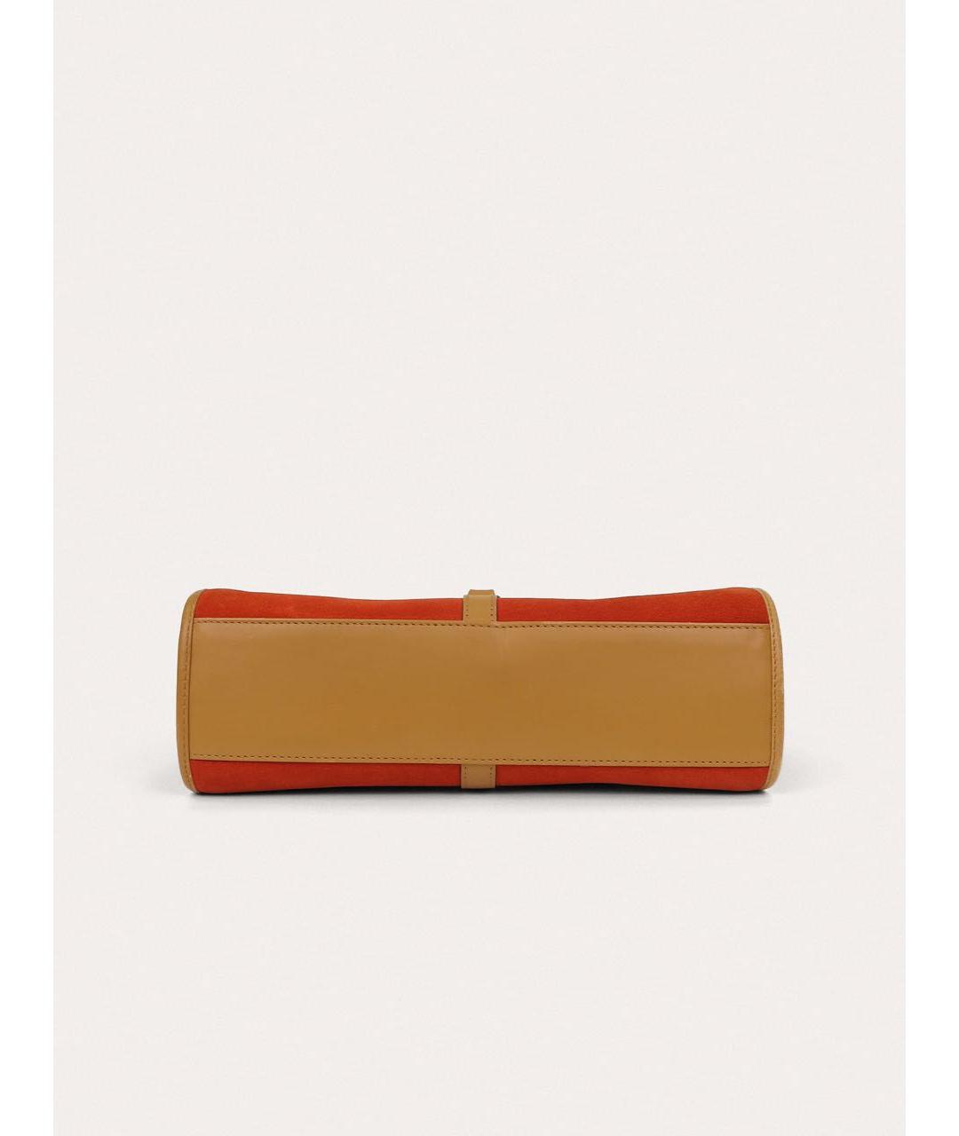 GUCCI Красная тканевая сумка с короткими ручками, фото 8