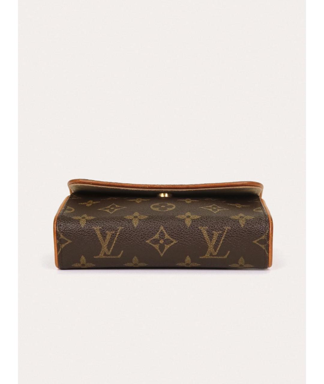 LOUIS VUITTON Коричневая поясная сумка, фото 4