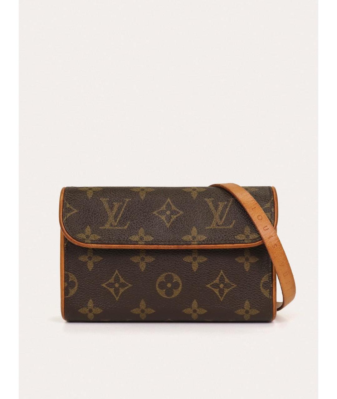 LOUIS VUITTON Коричневая поясная сумка, фото 8