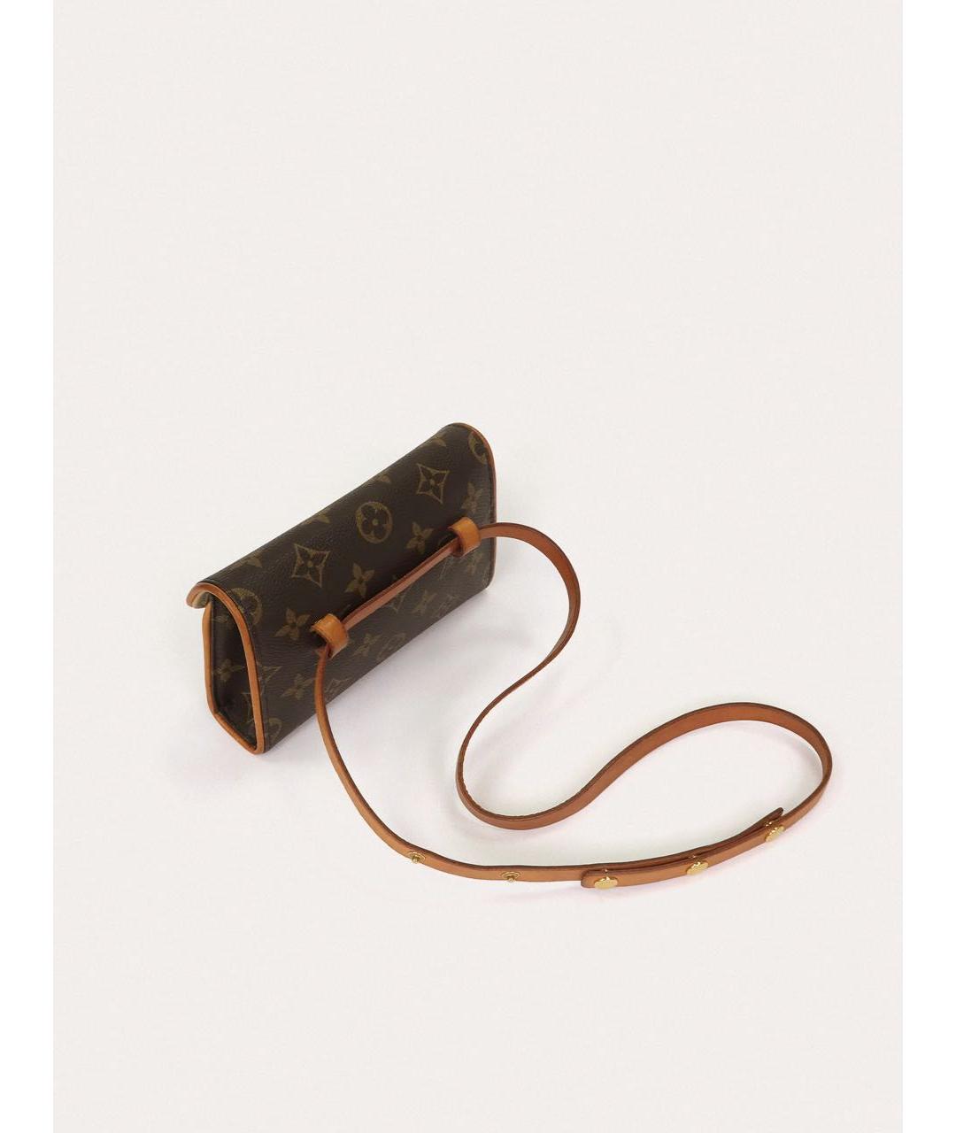 LOUIS VUITTON Коричневая поясная сумка, фото 5