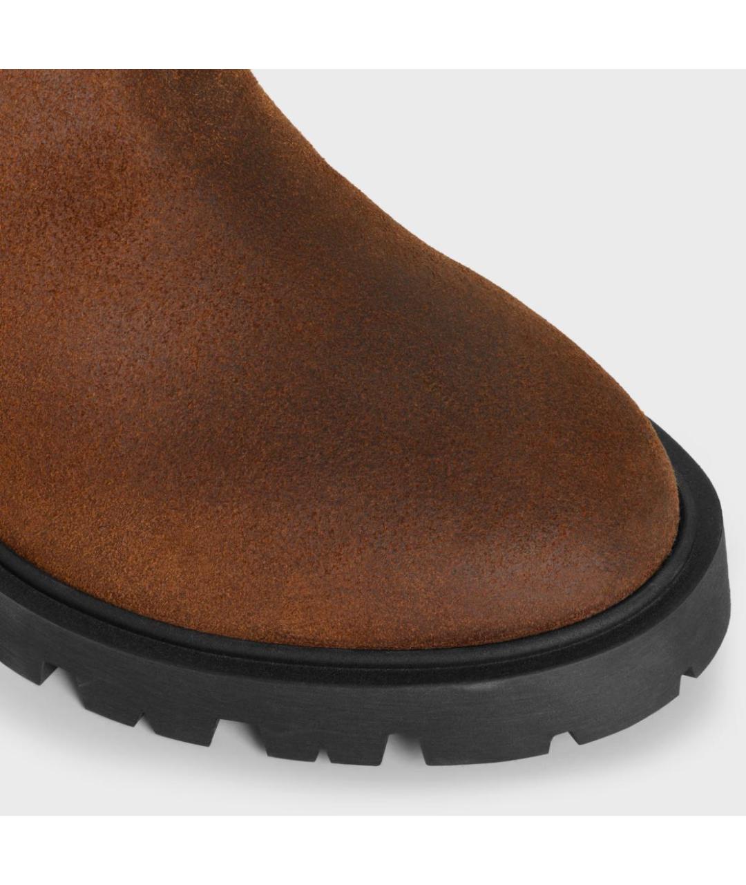 CELINE Коричневые сапоги, фото 4