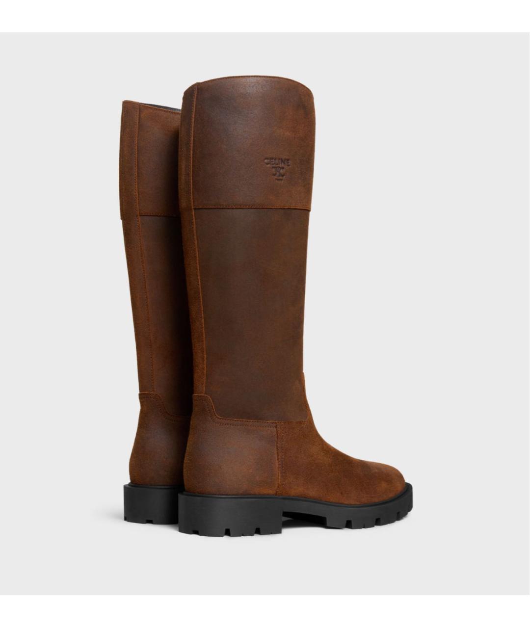 CELINE Коричневые сапоги, фото 3