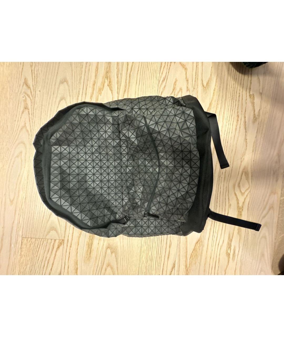 BAO BAO ISSEY MIYAKE Серый кожаный рюкзак, фото 6