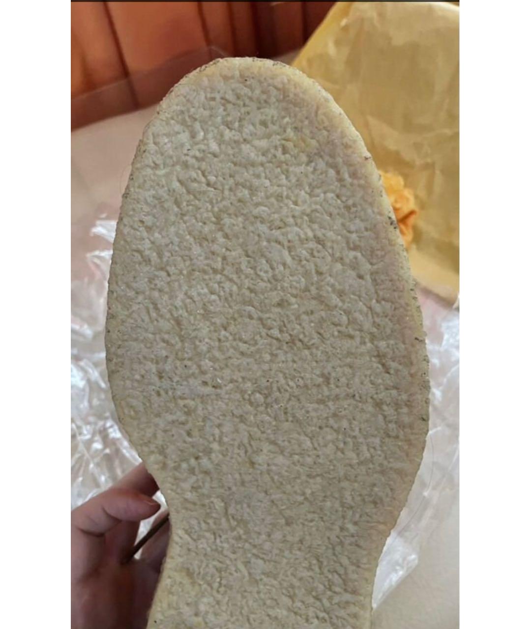 TOD'S Бежевые замшевые ботинки, фото 4