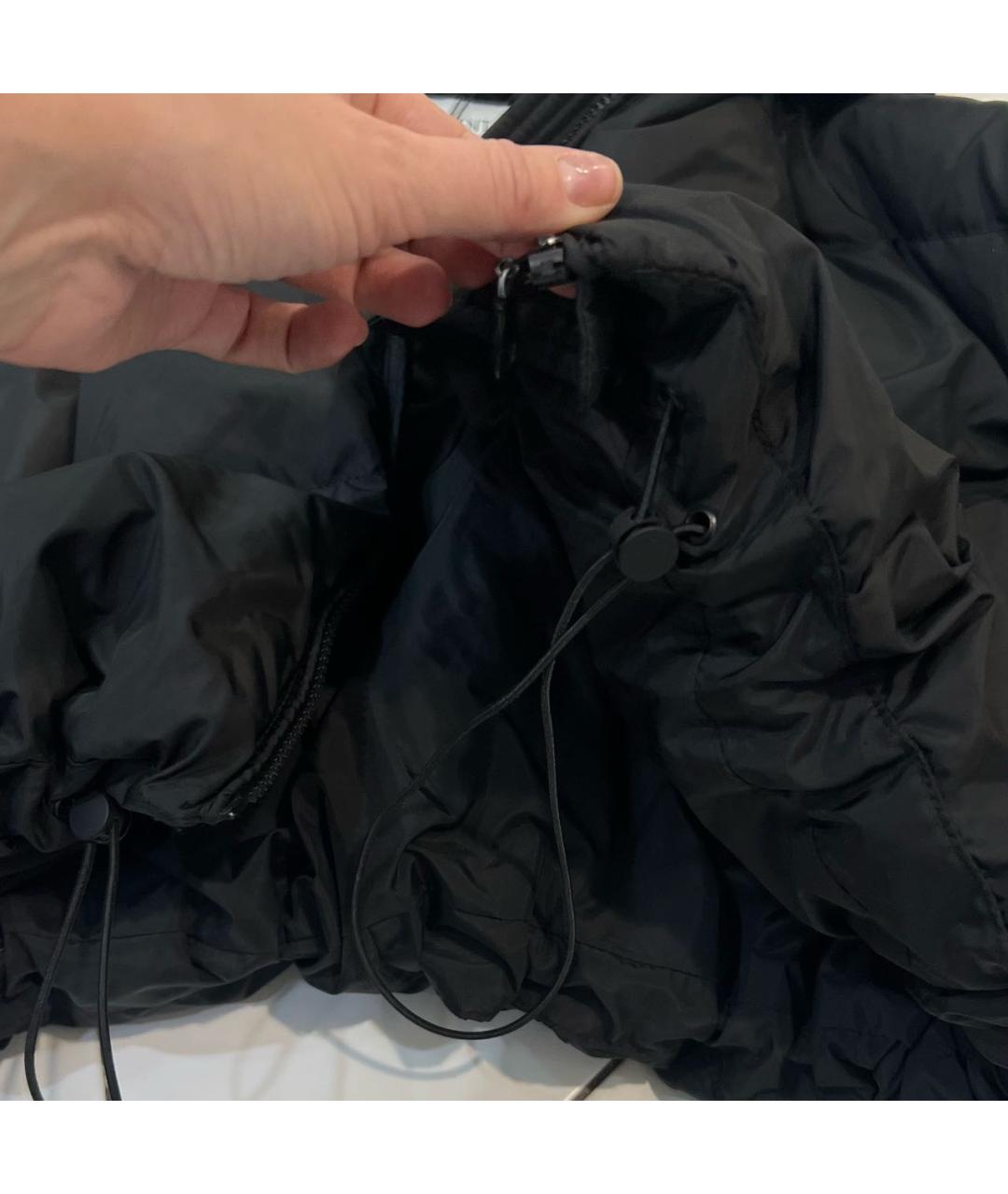 AUTENTIMENTS Черная полиэстеровая куртка, фото 4