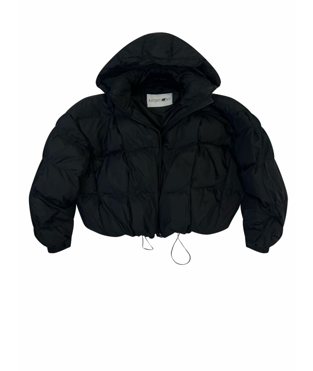 AUTENTIMENTS Черная полиэстеровая куртка, фото 1