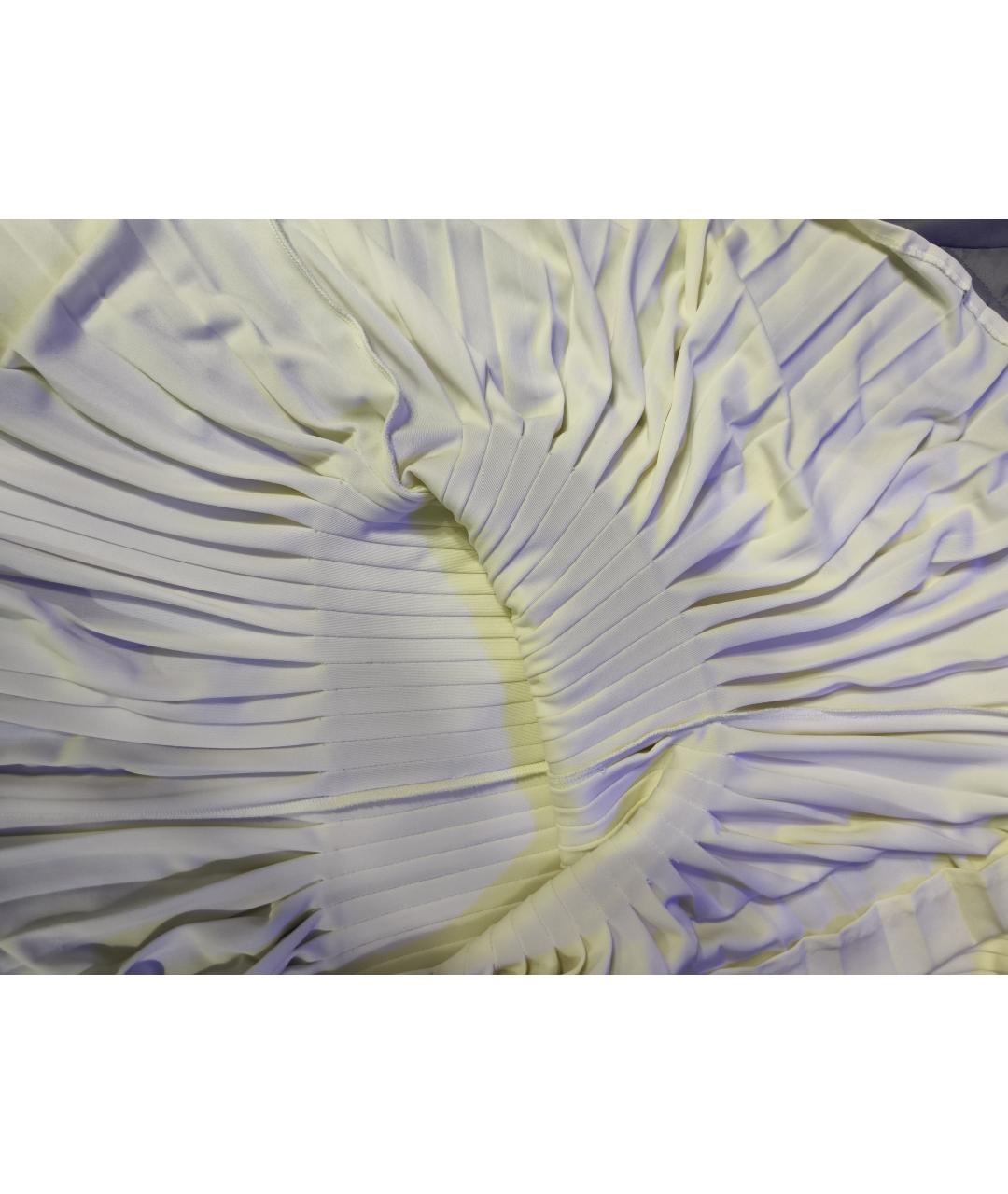 POLO RALPH LAUREN Бежевое вискозное коктейльное платье, фото 6