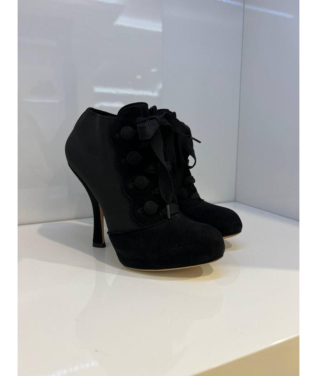 DOLCE&GABBANA Черные ботинки, фото 2