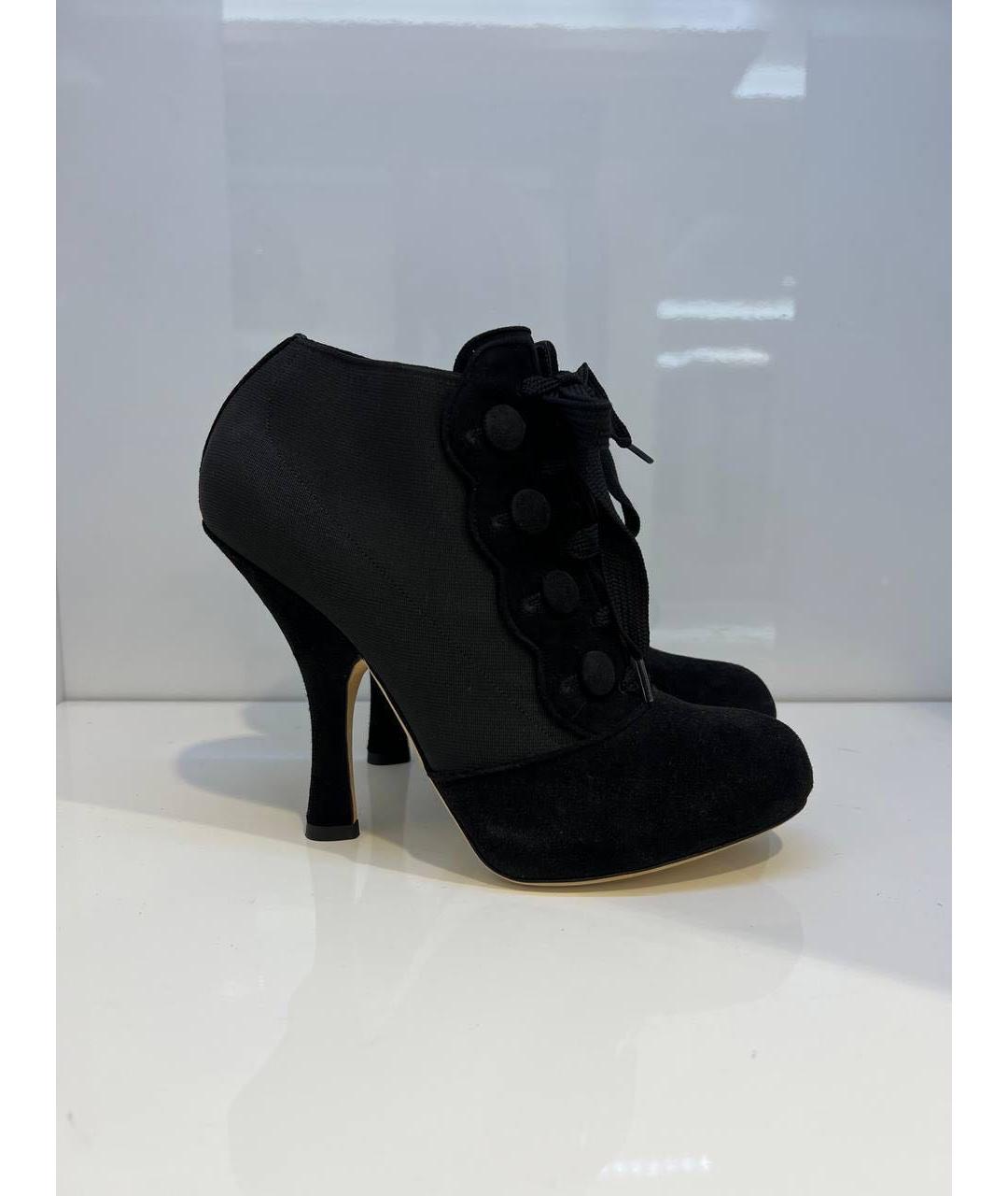 DOLCE&GABBANA Черные ботинки, фото 4